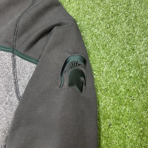 Michigan State  TEAM ISSUED Football Nike Elite Sweatshirt Size 2XLT Rare - Picture 2 of 7